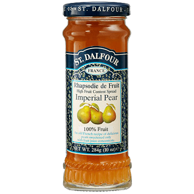 St Dalfour Imperial Pear Fruit Spread 284g - Pack of 2