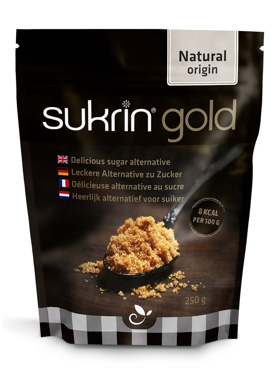 Sukrin Gold Stevia Sweetener Brown Sugar Alternative 250g