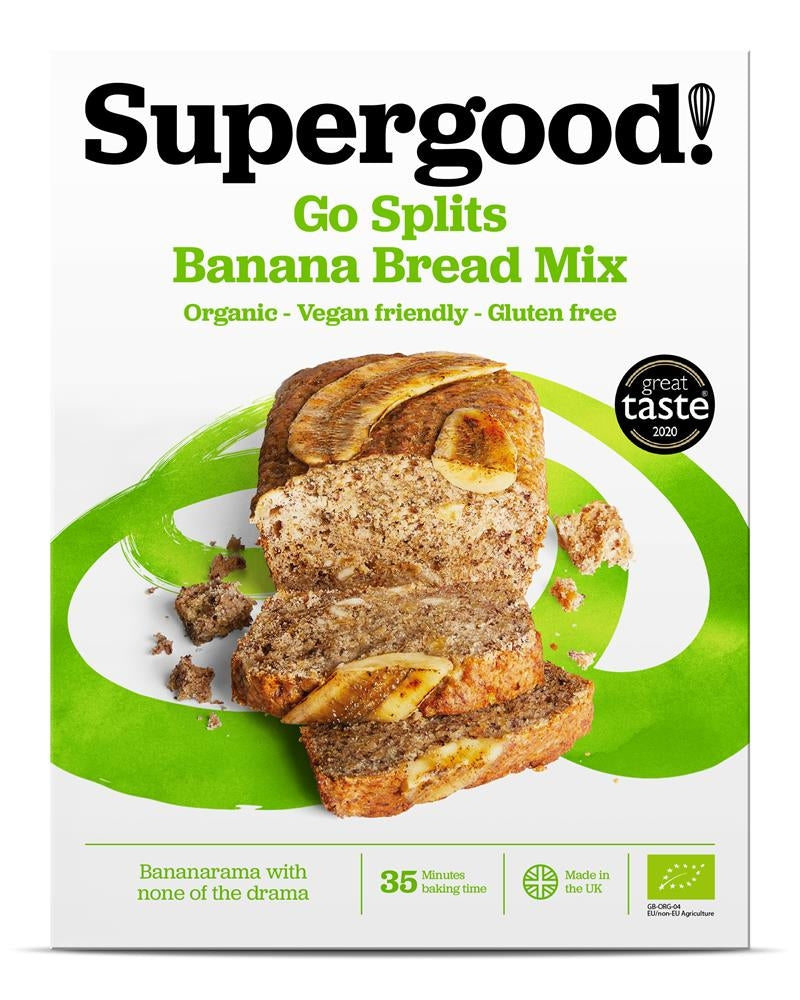 Supergood Go Splits Banana Bread Mix 250g