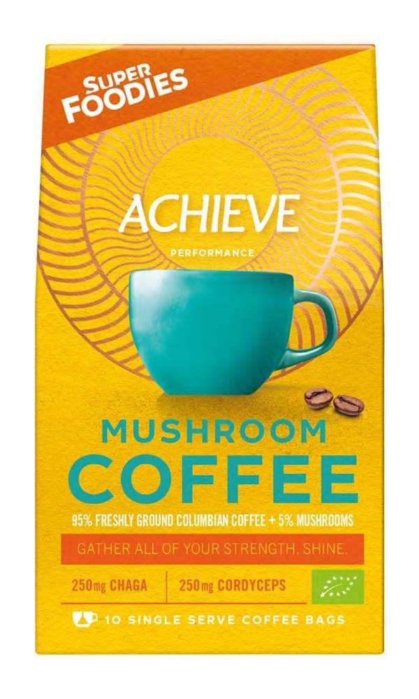 Superfoodies Mushroom Coffee Achieve 10 Sachets