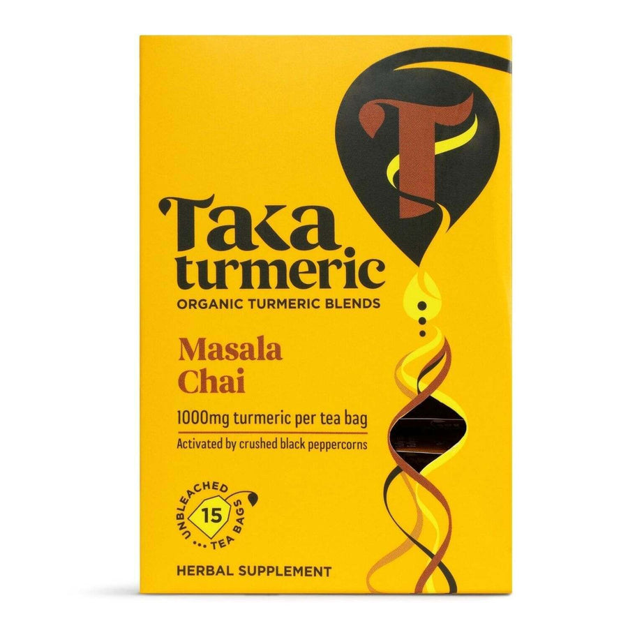 Taka Turmeric Organic Turmeric Blend with Masala Chai 15 Bags