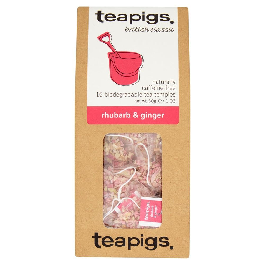 Teapigs Rhubarb & Ginger Tea - 15 Tea Temples