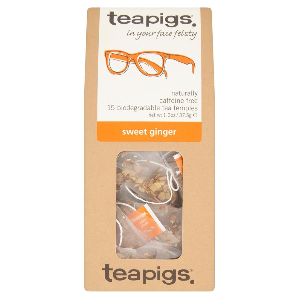Teapigs Sweet Ginger Tea - 15 Tea Temples