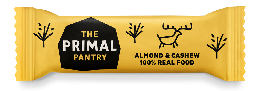 The Primal Pantry Almond & Cashew Paleo Bar 45g - Pack of 18