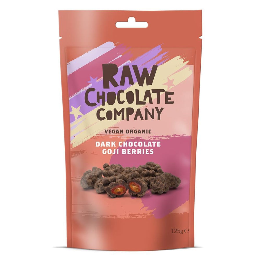 The Raw Chocolate Company Organic Chocolate Goji Berries 125g