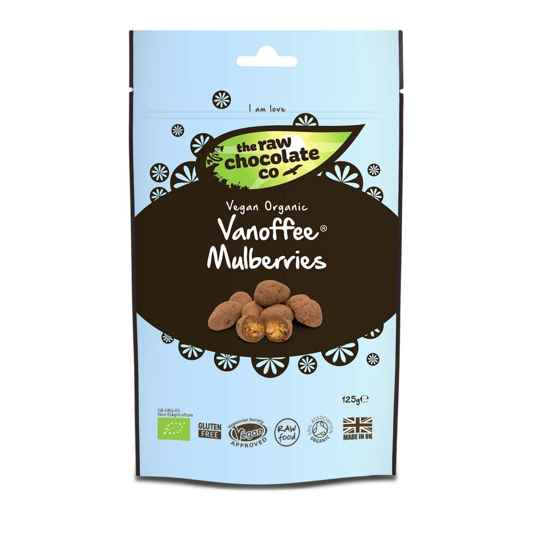 The Raw Chocolate Company Organic Vanoffe Mulberries 125g