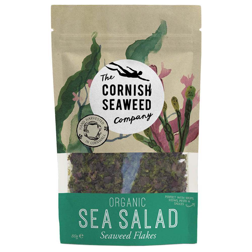 The Cornish Seaweed Company Organic Sea Salad Seaweed Flakes 30g
