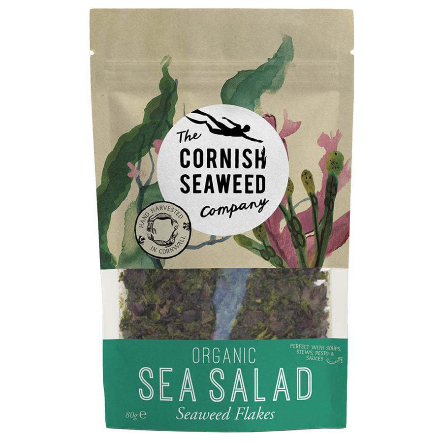 The Cornish Seaweed Company Organic Sea Salad Seaweed Flakes 20g