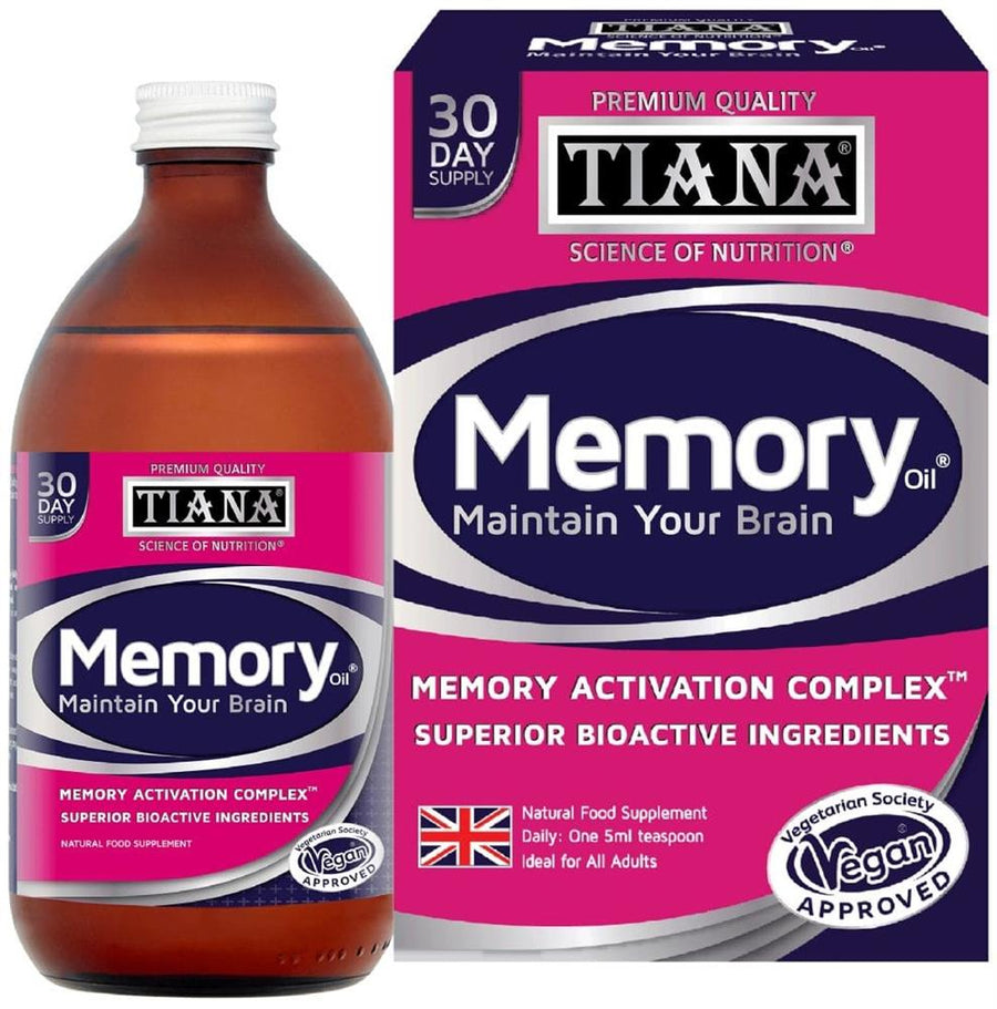 TIANA Advanced Formula Memory Oil Brain Vitamins for Memory