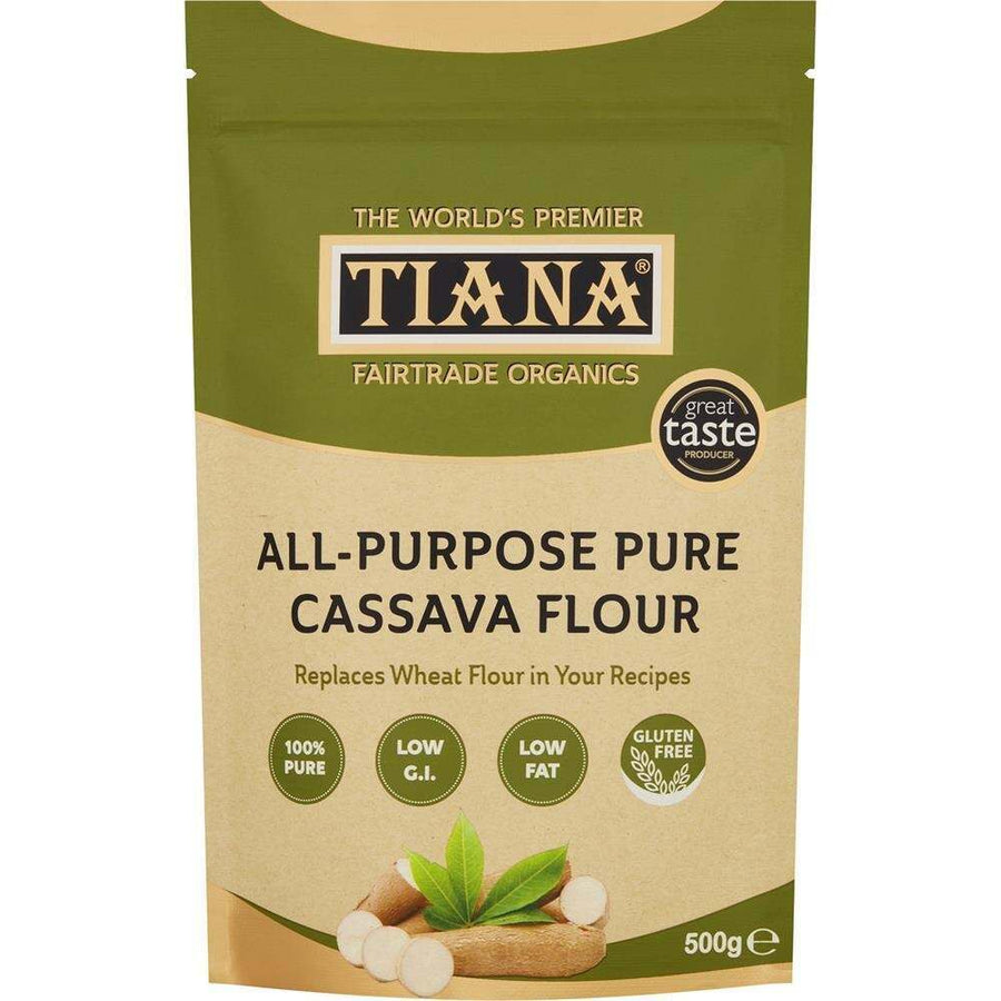 Tiana Organic All-Purpose Cassava Flour 500g