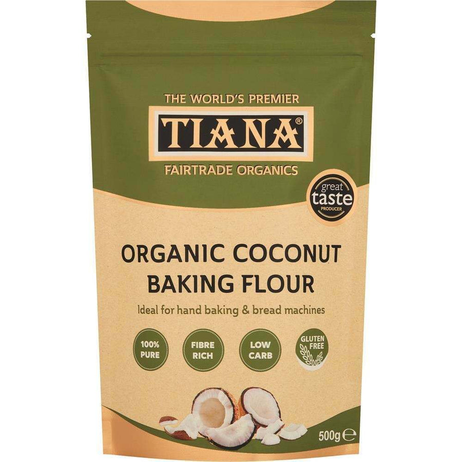 Tiana Organic Fair Trade Coconut Baking Flour 500g