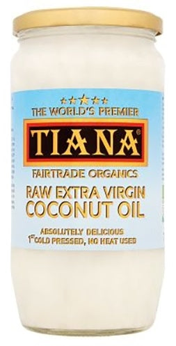 Tiana Organic Fair Trade Coconut Oil 750ml