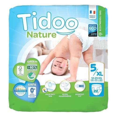 Tidoo Nappies Size 5XL - 22 Nappies