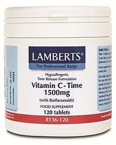 Lamberts Vitamin C 1500mg Time Release 120 Tablets
