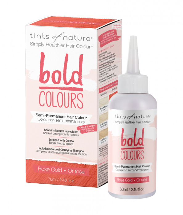 Tints of Nature Bold Hair Cream - Rose Gold - 120g
