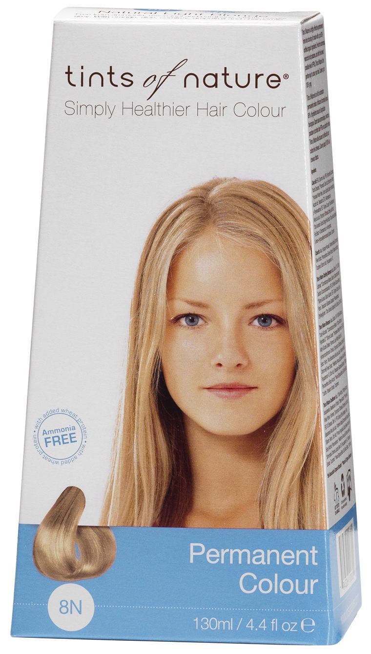 Tints of Nature Natural Light Blonde 8N Permanent Colour 130ml