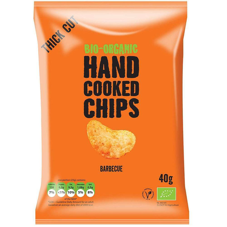 Trafo Organic Handcooked Barbecue Crisps 40g - Pack of 5