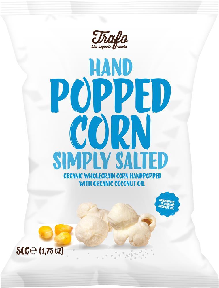 Trafo Organic Popcorn Simply Salted 50g - Pack of 6