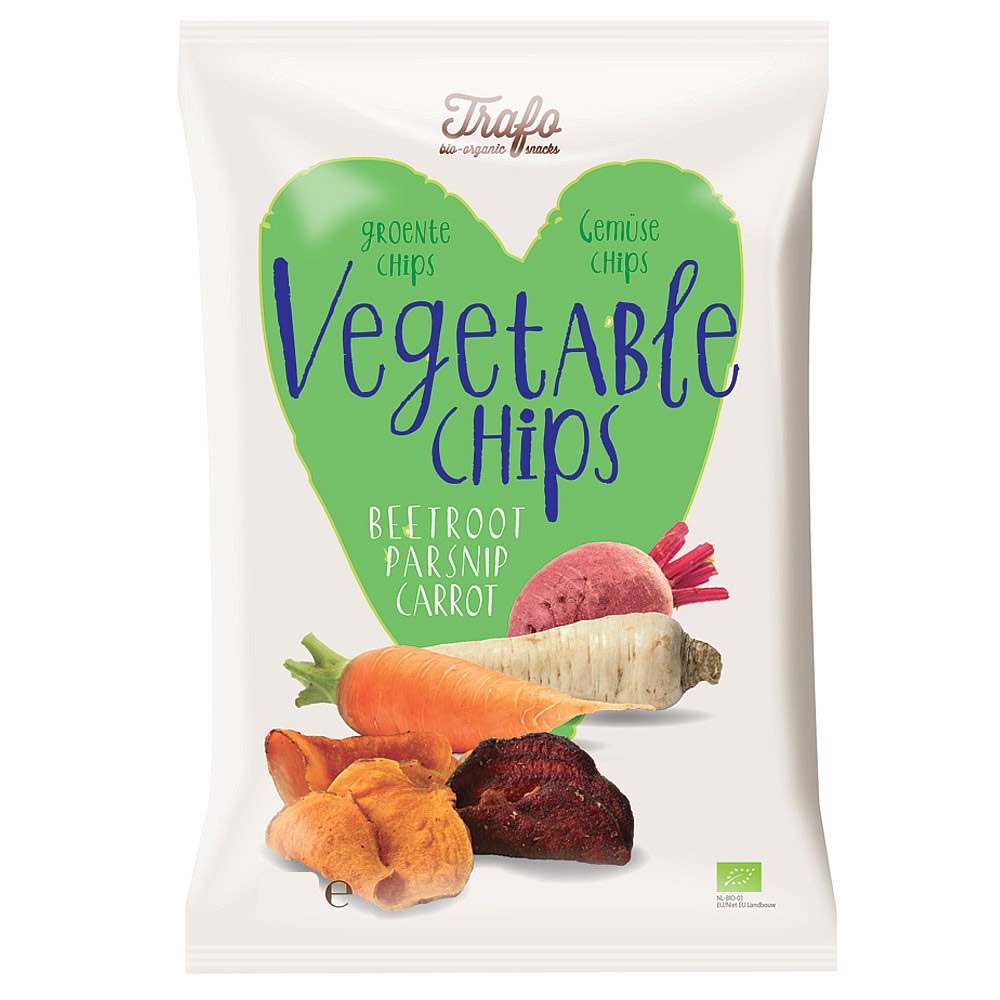 Trafo Organic Vegetable Crisps 40g - Pack of 5