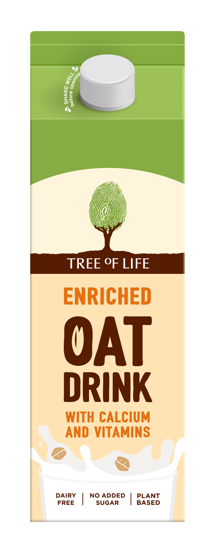 Tree of Life Organic Enriched Oat Drink with Vitamins - 1 Litre