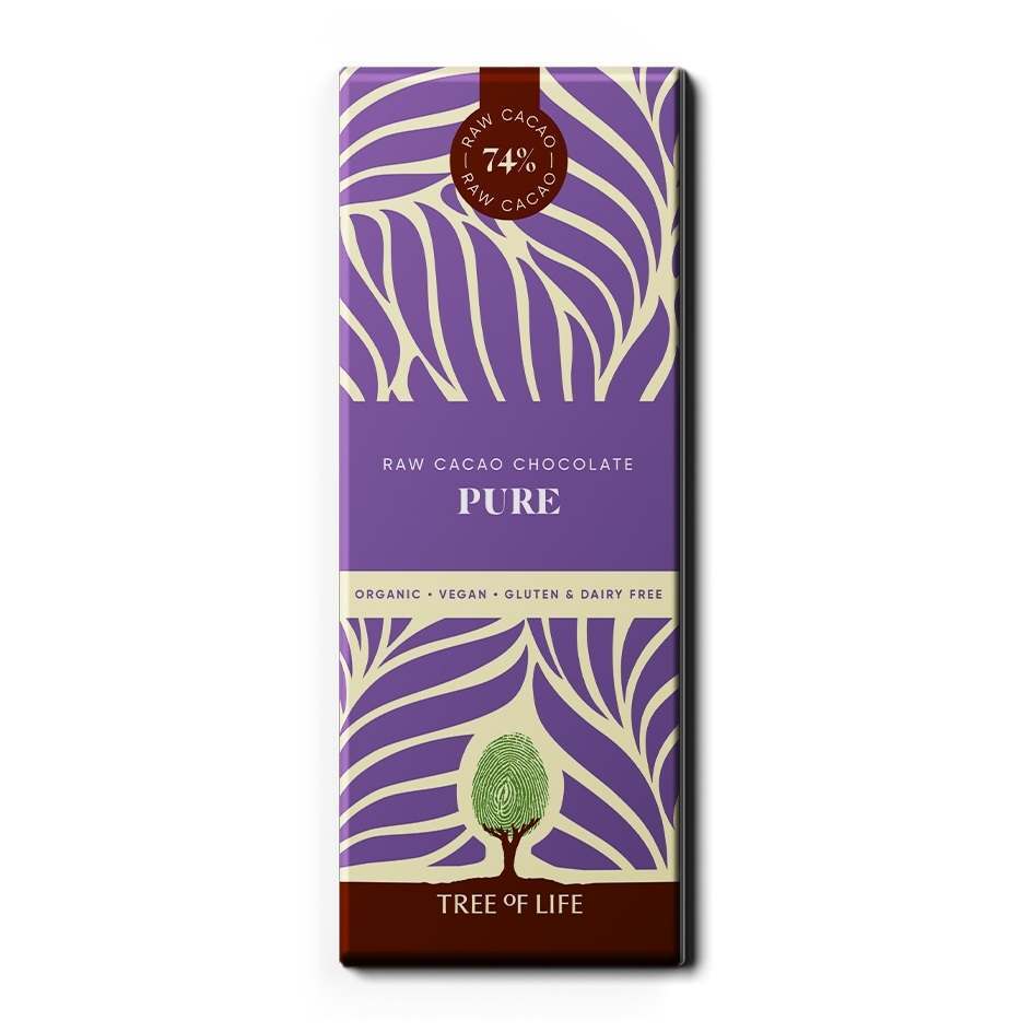 Tree of Life Raw Organic Pure Chocolate 70g