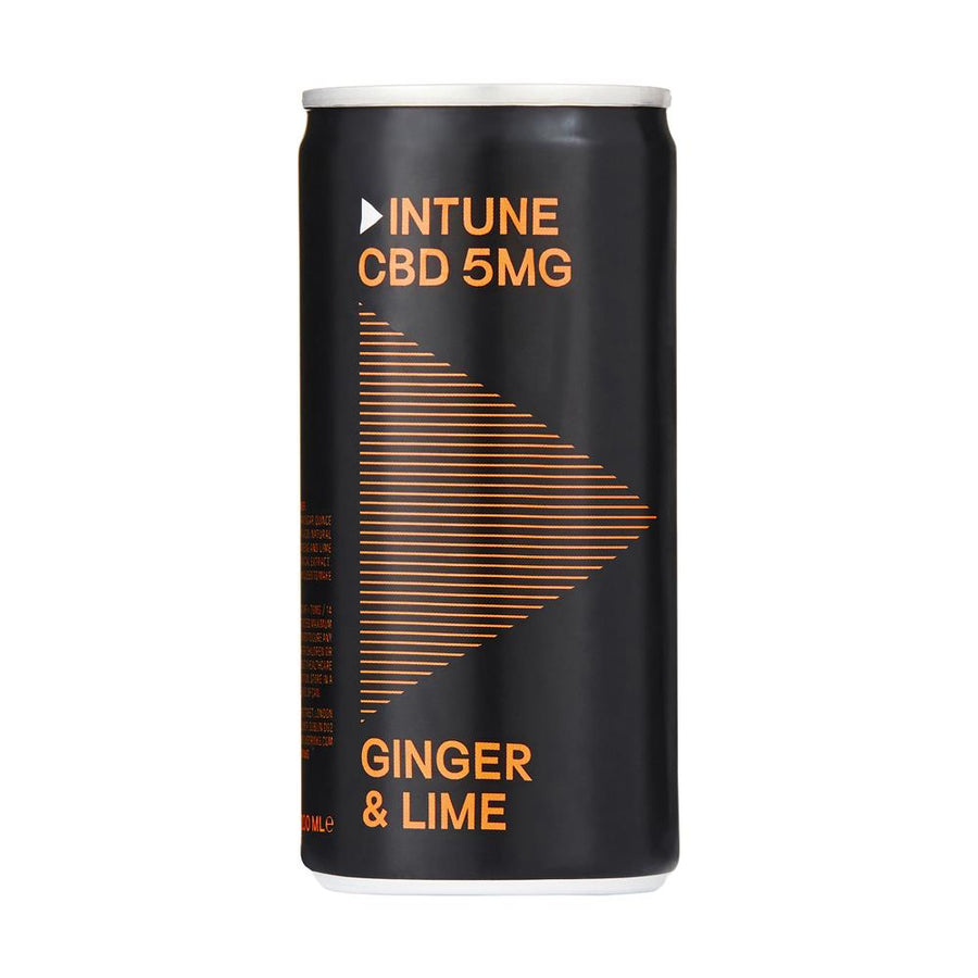 Intune Ginger & Lime 5mg CBD Mixer 200ml - Pack of 3
