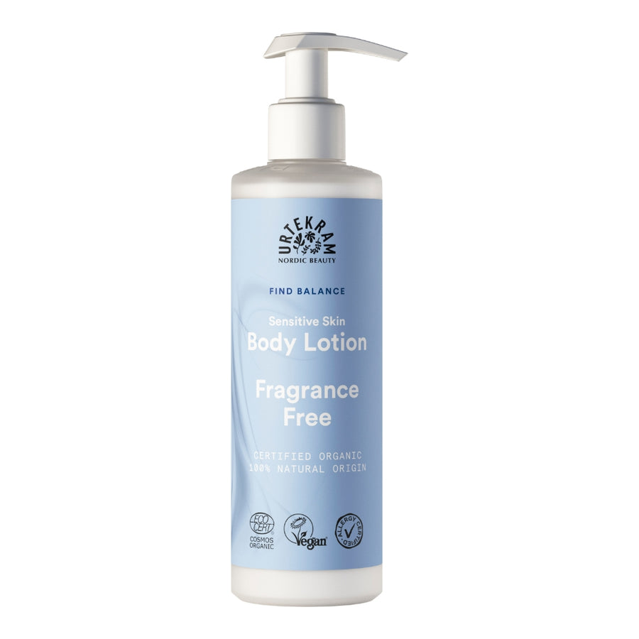 Urtekram Fragrance Free Body Lotion for Sensitive Skin 245ml