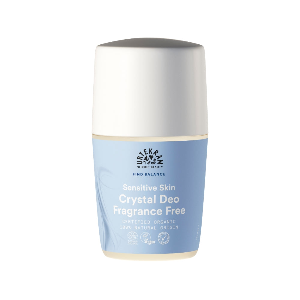 Urtekram Fragrance Free for Sensitive Skin Deodorant Roll-On 50ml