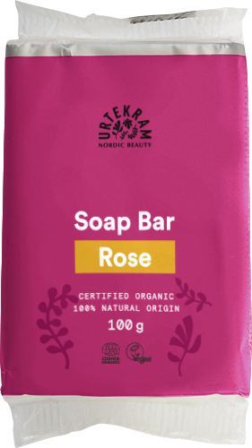 Urtekram Organic Rose Soap Bar 100g
