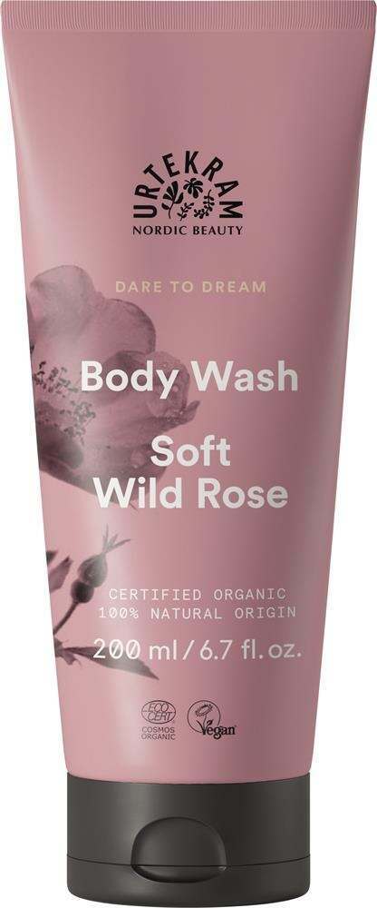 Urtekram Organic Soft Wild Rose Body Wash 200ml