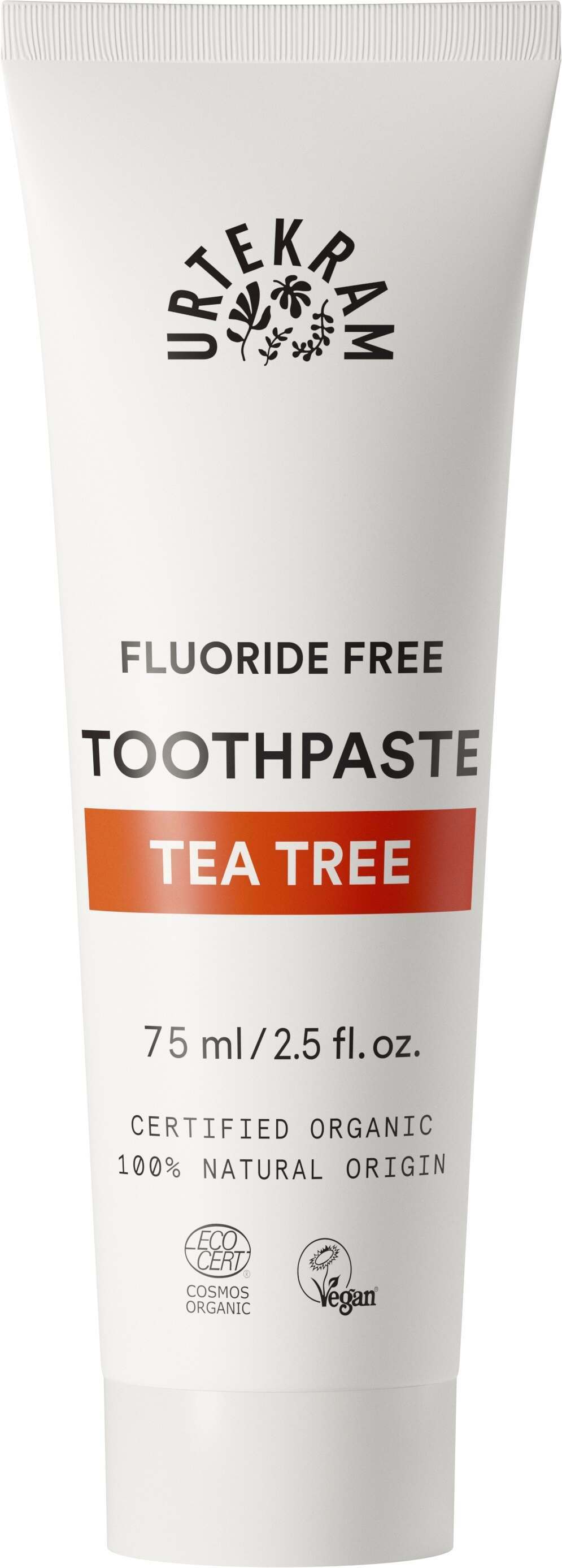 Urtekram Organic Tea Tree Toothpaste 75ml