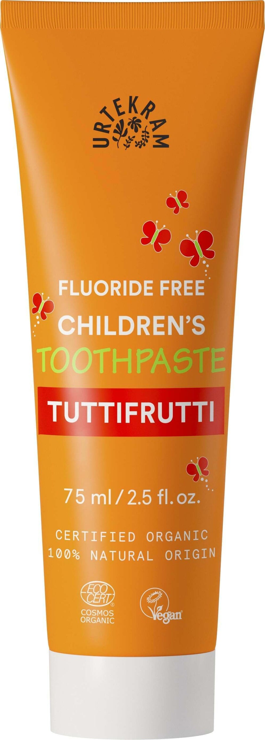 Urtekram Organic Tutti Frutti Children's Toothpaste 75ml