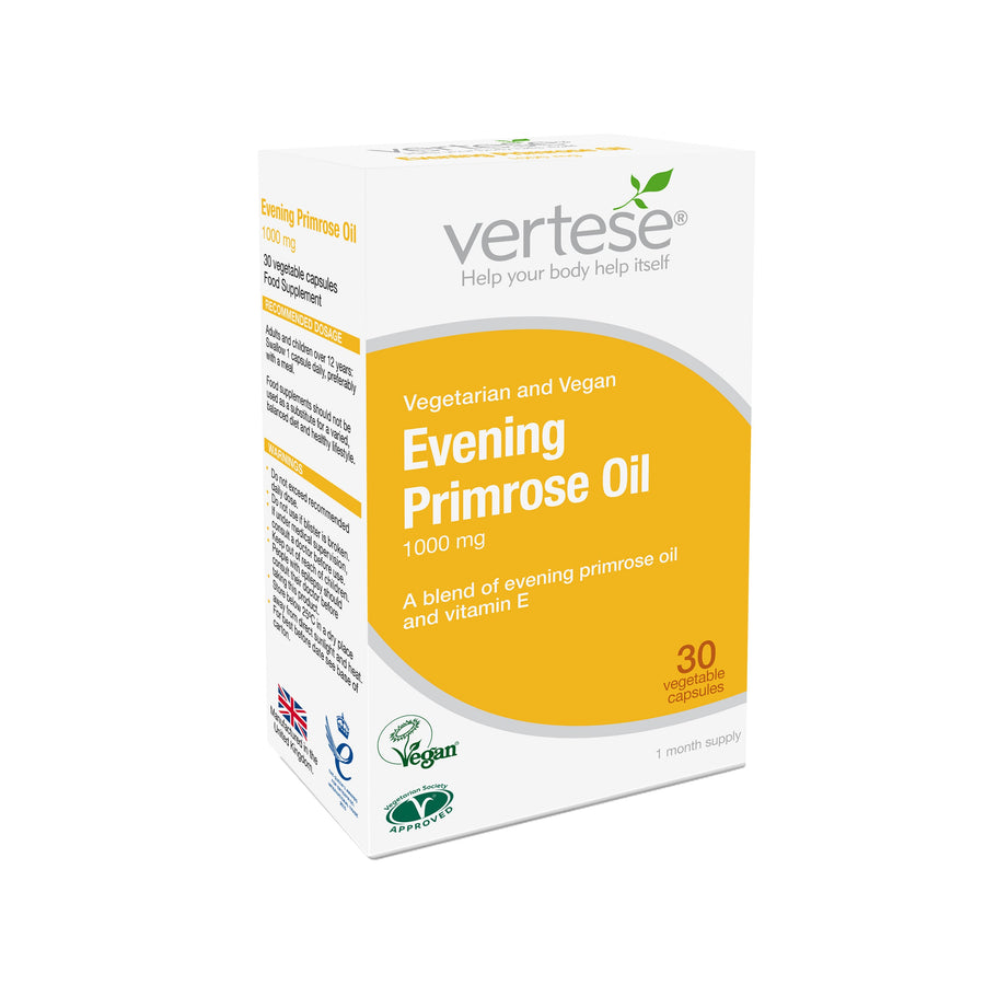 Vertese Evening Primrose Oil 1000mg 30 Capsules