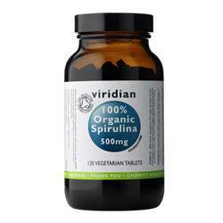 Viridian 100% Organic Spirulina 500mg 120 Tablets