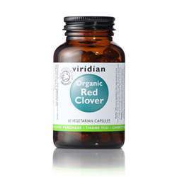 Viridian Organic Red Clover 450mg 60 Capsules