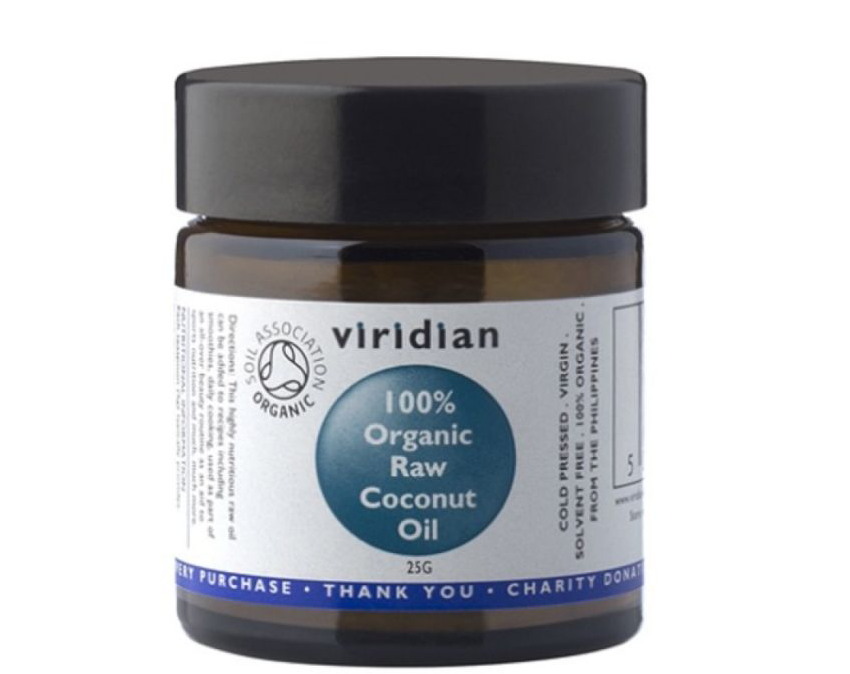 Viridian 100% Organic Raw Virgin Coconut Oil 25g