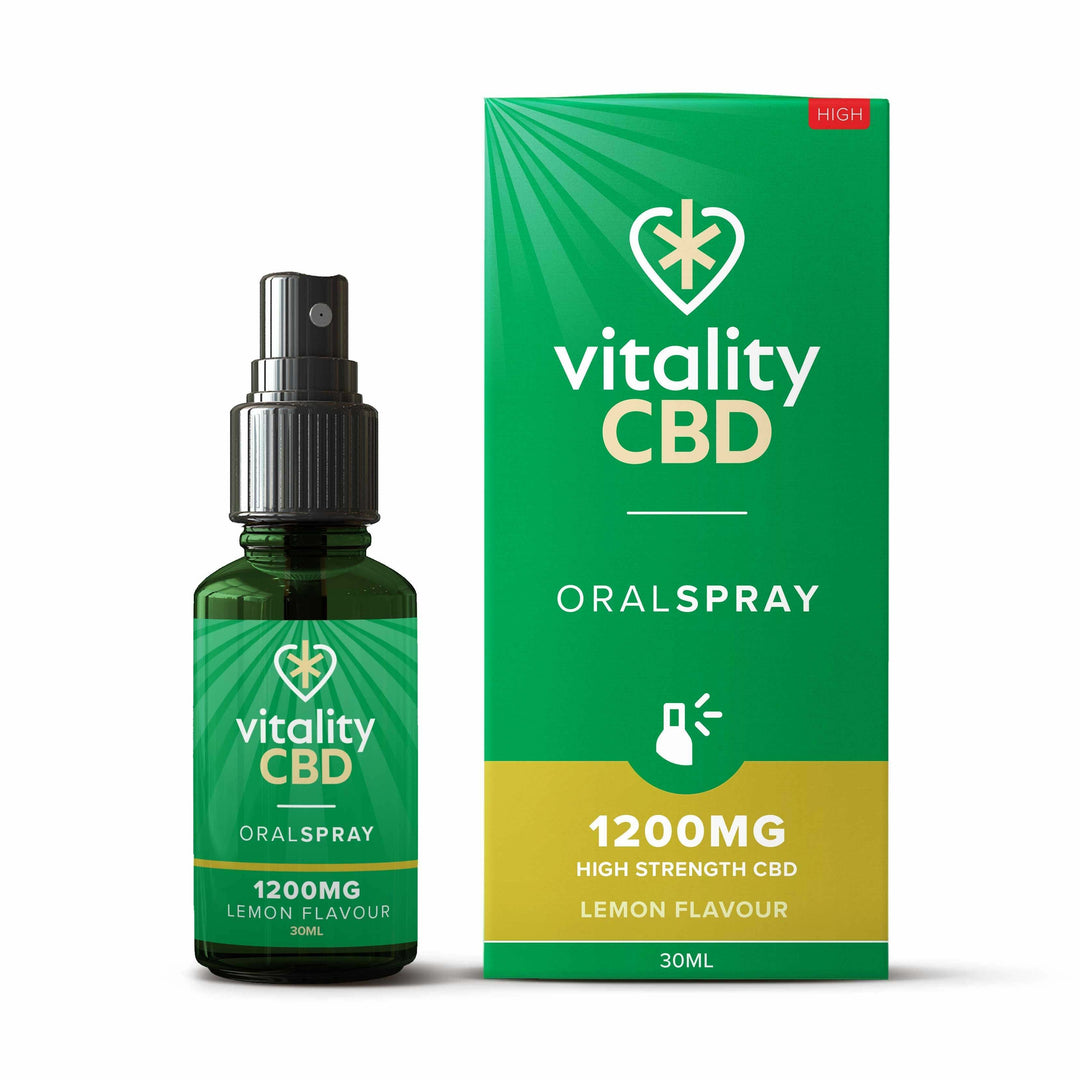 Vitality CBD Lemon 1200mg CBD Oral Spray 30ml