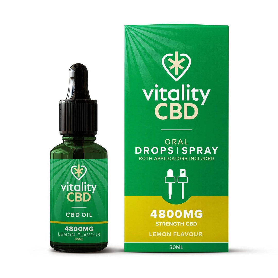 Vitality CBD Lemon 4800mg CBD Oral Drops | Spray 30ml