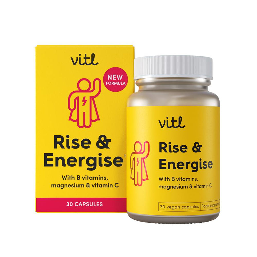 Vitl Rise & Energise with B vitamins magnesium and vitamin C