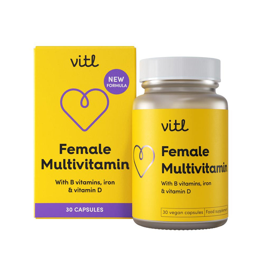 Vilt Female Multivitamins with B vitamins iron and vitamin D