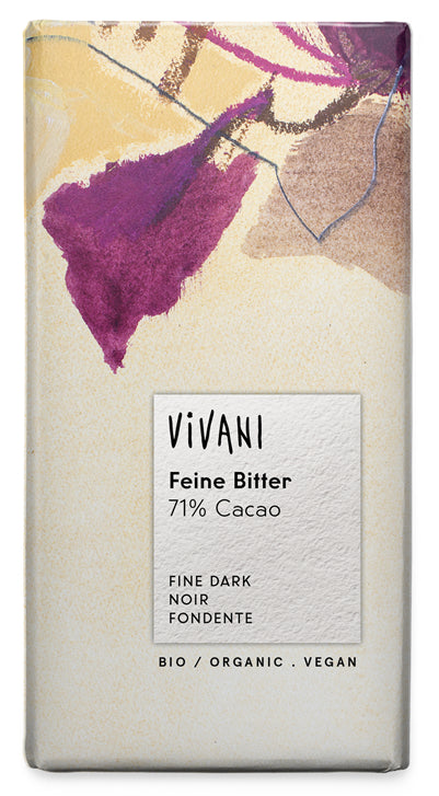Vivani Organic 71% Dark Chocolate 100g - Pack of 5