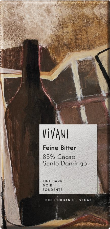 Vivani Organic 85% Dark Chocolate 100g - Pack of 5