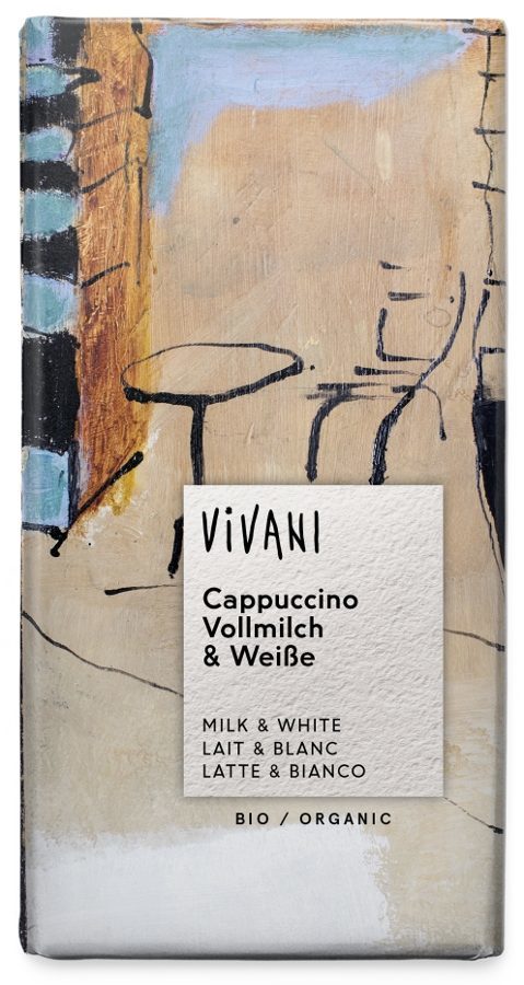 Vivani Organic Cappuccino Chocolate 100g - Pack of 5