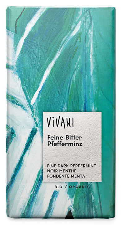 Vivani Organic Dark Peppermint Chocolate 100g - Pack of 5