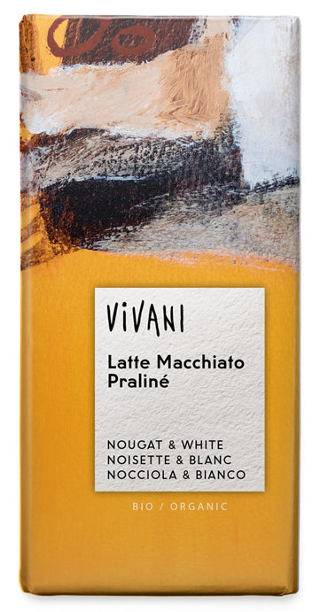 Vivani Organic Praline Nougat & White Chocolate 100g - Pack of 5