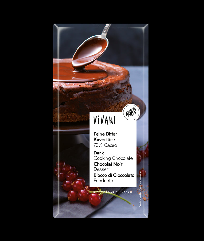 Vivani Organic Dark Cooking Chocolate 200g - Pack of 5