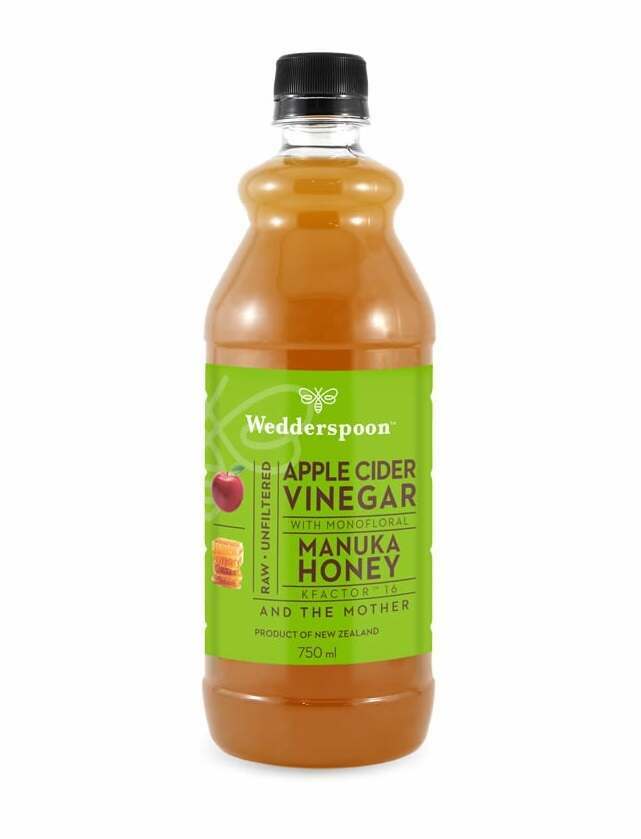 Wedderspoon Apple Cider Vinegar & Manuka Honey 750ml