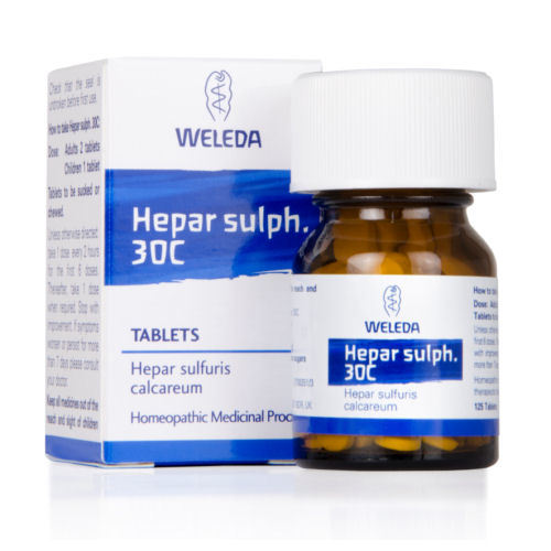 Weleda Hepar Sulph. 30C 125 Tablets
