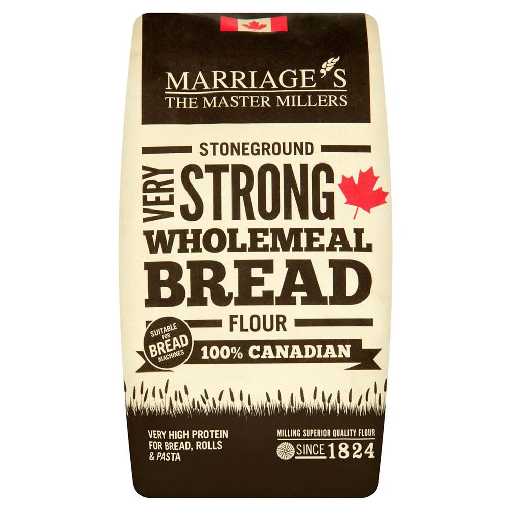 Marriage's Very Strong Wholemeal 100% Canadian Bread Flour 1.5kg