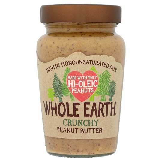 Whole Earth Hi-Oleic Crunchy Peanut Butter 340g